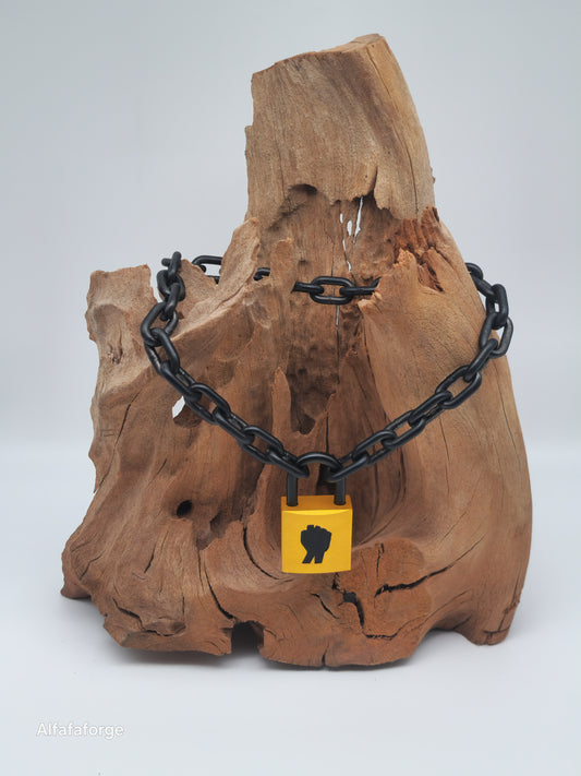 Titan Flare Inverse Kombi mit Midnight Black Kette & schwarzem Schäkel