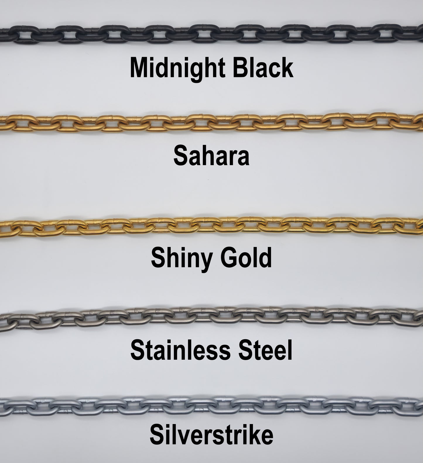 Guardian Flare Invers Combo engraved with Midnight Black Chain & black Shackle