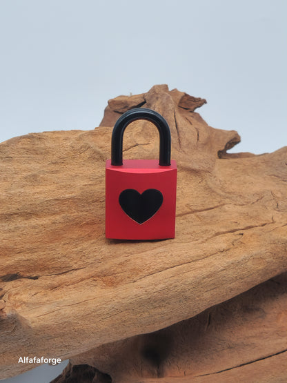 Love Lock Invers Kombi mit Midnight Black-Kette & schwarzem Schäkel